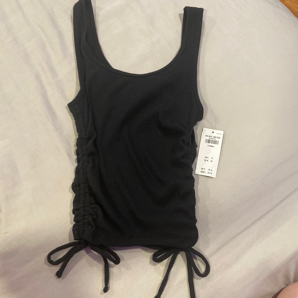 black tank top